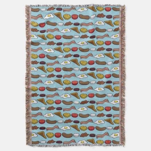 Gebratenes Frühstück Decke (Vorderseite Vertikal)