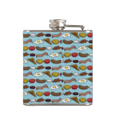 Gebratenes Frühstück Flachmann (Rückseite)