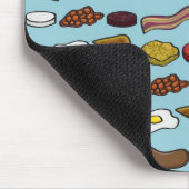 Gebratenes Frühstück Mousepad (Ecke)