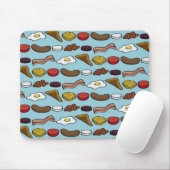 Gebratenes Frühstück Mousepad (Mit Mouse)