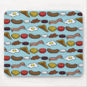 Gebratenes Frühstück Mousepad (Vorne)