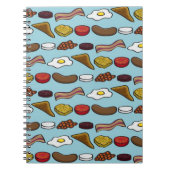 Gebratenes Frühstück Notizblock (Vorderseite)