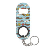 Gebratenes Frühstück Schlüsselanhängerflaschenöffner (Rückseite)