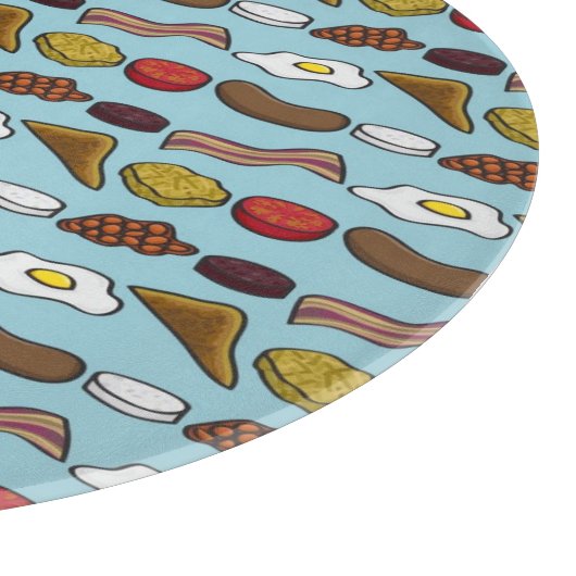 Gebratenes Frühstück Schneidebrett (Ecke)