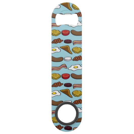 Gebratenes Frühstück Speedflaschenöffner (Vorderseite)