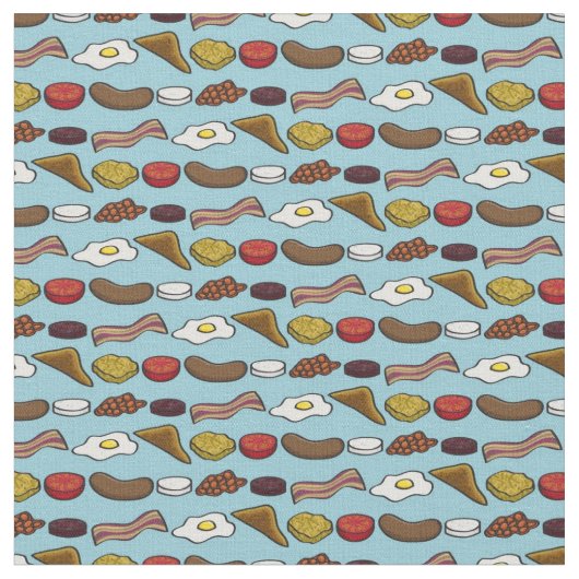 Gebratenes Frühstück Stoff (Nahaufnahme)