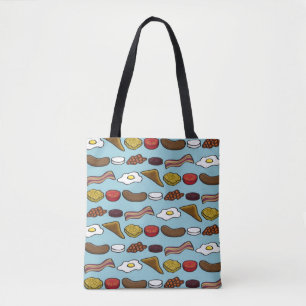 Gebratenes Frühstück Tasche