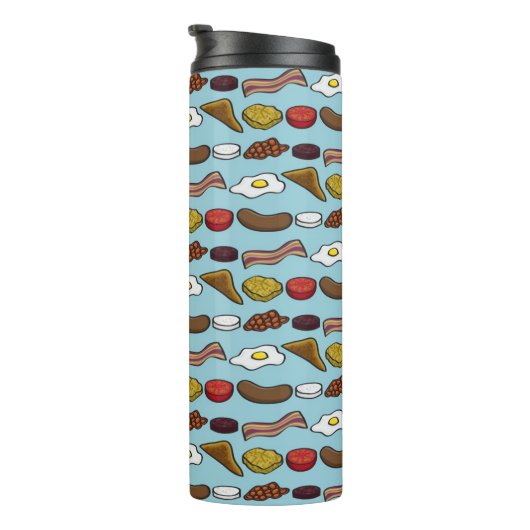 Gebratenes Frühstück Thermosbecher (Nach rechts gedreht)