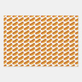 Gebratenes Hot Dog Muster Geschenkpapier Set (Vorderseite 2)