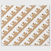 Gebratenes Huhn der Liebe I Geschenkpapier (Flach)