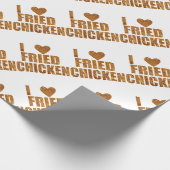 Gebratenes Huhn der Liebe I Geschenkpapier (Ecke)