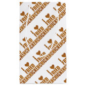 Gebratenes Huhn der Liebe I Kleine Geschenktüte (Rückseite)