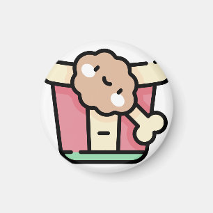 gebratenes Huhn Magnet