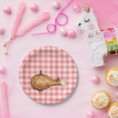 Gebratenes Huhn Pappteller (Party)