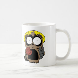 Gebratenes Huhn und Sushi Tanuki Kaffee-Tasse Kaffeetasse