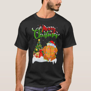 Gebratenes Hühnchen Weihnachtsdekoration Gebratene T-Shirt