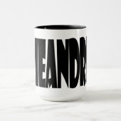 Gebräu-Andeutung Julie Andrew Tasse (Zentrum)