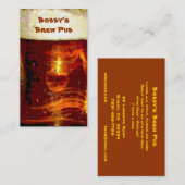 Gebräu-Kneipe Visitenkarte (Vorne/Hinten)