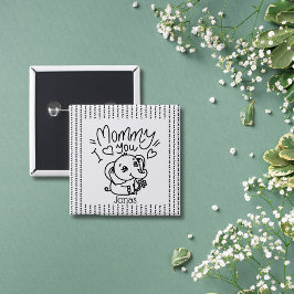 Gebräuchliche Geburt von Mutter und Mutter Button