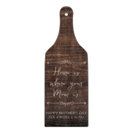 Gebräuchliche Geschenke von Kindern am Muttertag N Schneidebrett