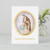 Gebräuchliche Weihnachtsnachtszeit Folien Feiertagskarte (Stehend vorne)