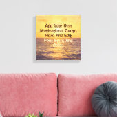 Gebräuchliches Angebot für Holz und Meer Leinwanddruck (Insitu (Wohnzimmer))