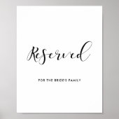 Gebräuchliches Hochzeitszeichen Poster (Vorne)