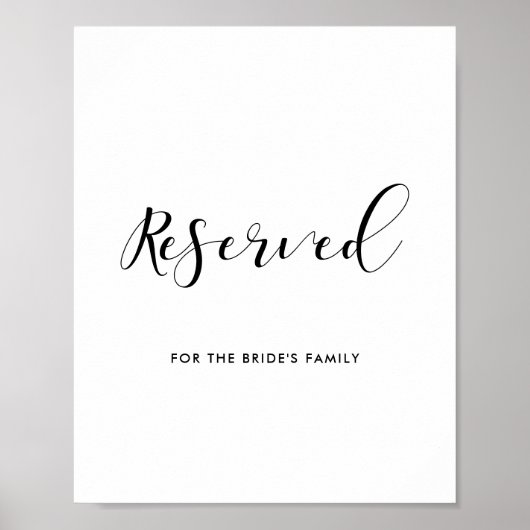 Gebräuchliches Hochzeitszeichen Poster (Vorne)