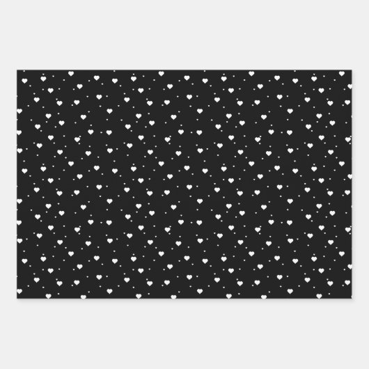 Gebräuchliches Muster in Rot und Weiß Geschenkpapier Set (Vorderseite 2)