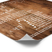 Gebrauchsanleitung für rustikale, florale, entnehm poster (Ecke)