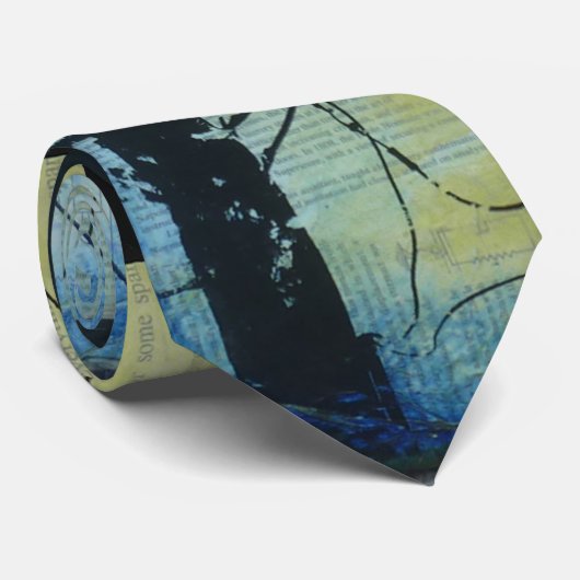 Gebrauchspole - Telefon Pole in den Blues und in Krawatte (Gerollt)