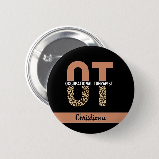 Gebrauchstherapeut für den Spezialberuf OT-Wertgut Button (Vorne & Hinten)