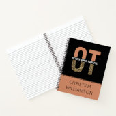 Gebrauchstherapeut für den Spezialberuf OT-Wertgut Notizblock (Innenseite)