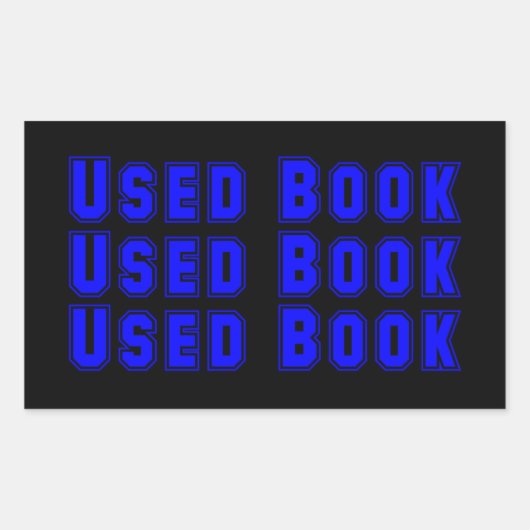 Gebrauchte Buchaufkleber (Vorderseite)