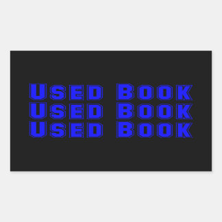 Gebrauchte Buchaufkleber