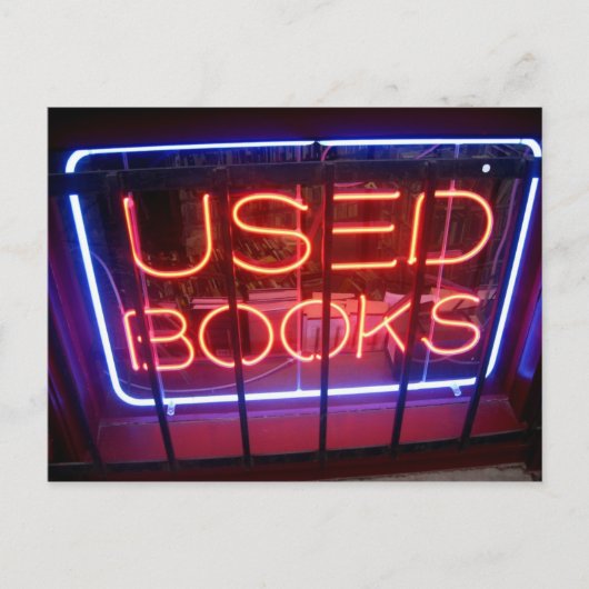 Gebrauchte Bücher Postkarte (Vorderseite)