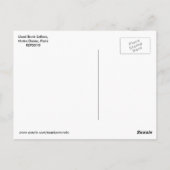 Gebrauchte Buchverkäufer, Notre Dame Paris Postkarte (Rückseite)