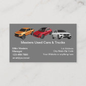 Gebrauchte Kfz-Vertriebsstandorte Visitenkarte (Vorderseite)