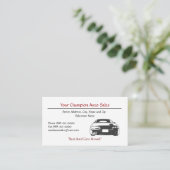 Gebrauchte Kundenkarte Visitenkarte (Stehend Vorderseite)