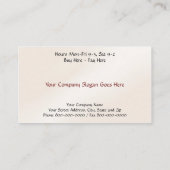 Gebrauchte Kundenkarte Visitenkarte (Rückseite)