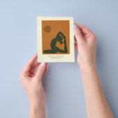 Gebrauchte Logos für braune Creme Yoga-Klassen Flyer (Gruppe)