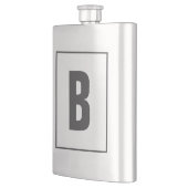 Gebrauchte Monogramm-Getränkeflasche Flachmann (Links)