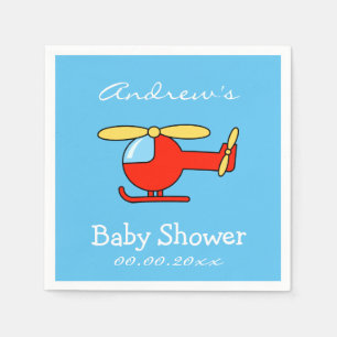 Gebrauchte Spielzeug-Hubschrauber Baby-Duschnapkin Serviette