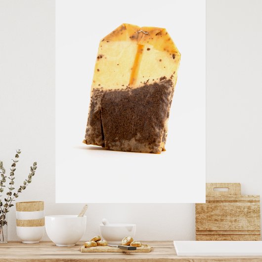 Gebrauchte Teebeutel Poster (Küche)