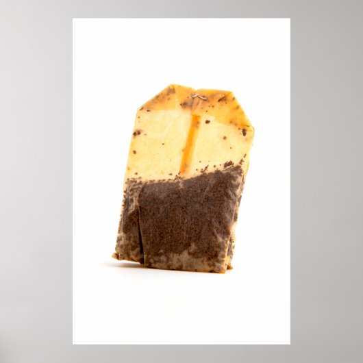 Gebrauchte Teebeutel Poster (Vorne)