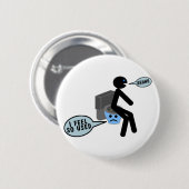 Gebrauchte Toilette Button (Vorne & Hinten)