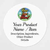 Gebrauchte Zutaten/Essenzielle Ölflasche Etiketten (Design 1)