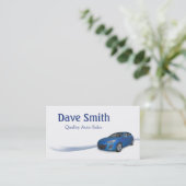 Gebrauchter Autoverkäufer und Service Visitenkarte (Stehend Vorderseite)