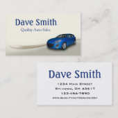Gebrauchter Autoverkäufer und Service Visitenkarte (Vorne/Hinten)