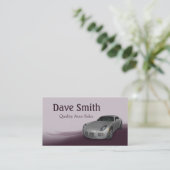 Gebrauchter Autoverkäufer und Service Visitenkarte (Stehend Vorderseite)